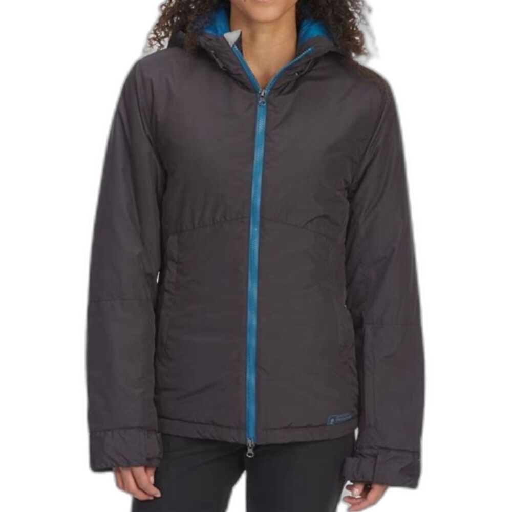 EMS Women’s Sherburne Ski Jacket M Phantom Water-Resistant Insulated Hooded NWT
